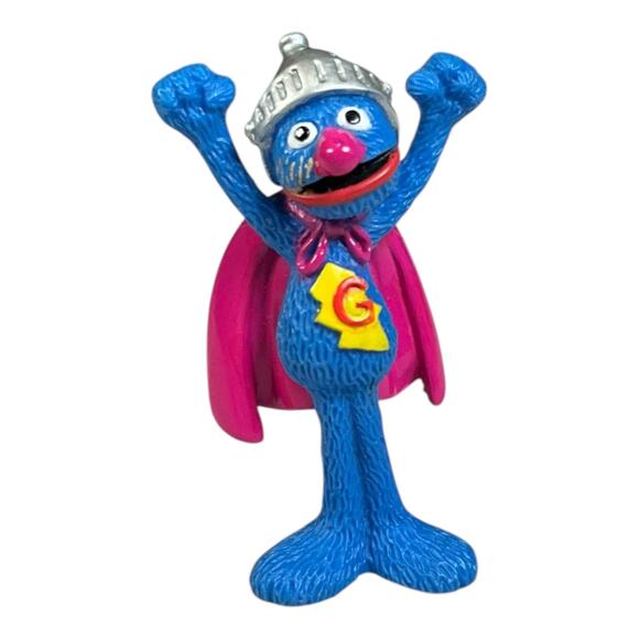 Vintage Baby Muppets Figurines Set Baby Gonzo, Super Grover, Baby Fozzie 80 90s - Picture 3 of 10